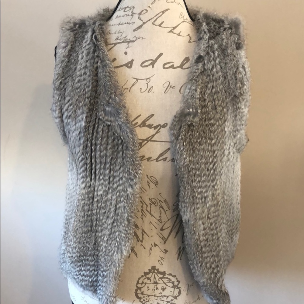 525 AMERICA RABBIT FUR VEST